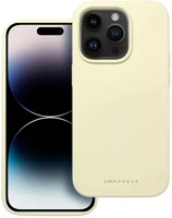 Apple 99227 Roar  iphone 16 prémium szilikon tok velúr béléssel, világossárga kép