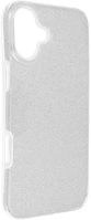 Apple 99244 Iphone 16 plus csillámos hátlap tok, ezüst kép