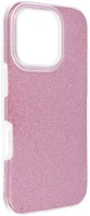 Apple 99251 Iphone 16 pro csillámos hátlap tok, rózsaszín kép