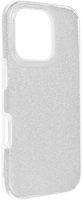 Apple 99252 Iphone 16 pro csillámos hátlap tok, ezüst kép