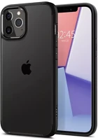 Apple ACS01703 Spigen ultra hybrid  iphone 12 / 12 pro tok, matte black, fekete kép