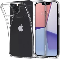 Apple ACS03515 Spigen liquid crystal  iphone 13 tok, crystal clear, átlátszó kép