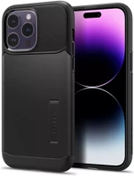 Apple ACS04671 Spigen slim armor  iphone 14 pro black tok, fekete kép