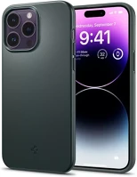 Apple ACS04771 Spigen thin fit iphone 14 pro max tok abyss green, zöld kép