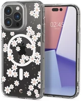 Apple ACS05018 Cyrill by spigen  iphone 14 pro cecile magsafe tok, white daisy kép