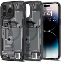 Apple ACS05539 Spigen ultra hybrid  iphone 14 pro max tok, magsafe tok, zero one tok, szürke kép