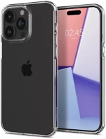 Apple ACS06557 Spigen liquid crystal  iphone 15 pro max tok, crystal clear, átlátszó kép