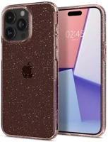 Apple ACS06560 iphone 15 pro max tok, csillámos, rózsaszín, átlátszó kép