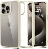 Apple ACS06571 Spigen ultra hybrid mute  iphone 15 pro max tok, bézs kép