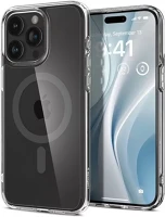 Apple ACS06577 Spigen ultra hybrid magfit iphone 15 pro max tok, magsafe grafit, szürke kép