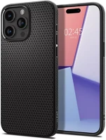 Apple ACS06704 Spigen liquid air  iphone 15 pro tok, matte black, fekete kép