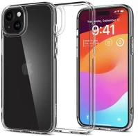 Apple ACS06793 Spigen ultra hybrid  iphone 15 tok, crystal clear, átlátszó kép