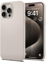 Apple ACS07217 Spigen liquid air  iphone 15 pro tok, bézs kép