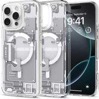 Apple ACS08136 Spigen ultra hybrid magfit  iphone 16 pro tok, magsafe, zero one, fehér kép