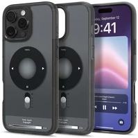 Apple ACS08383 iphone 16 pro max, műanyag hátlap védőtok + szilikon keret, magsafe kép