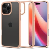 Apple ACS08693 iphone 16 pro, műanyag hátlap védőtok + szilikon keret, spigen ultra kép