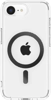 Apple ACS09140 iphone 17e / iphone 16e tok, magsafe, carbon fiber,  átlátszó-fekete kép