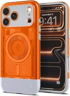 Apple ACS10296 Spigen classic c1 magfit  iphone 17 pro max tok, magsafe, tangerine, narancs kép