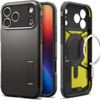 Apple ACS10298 Spigen tough armor magfit  iphone 17 pro max tok, magsafe, gunmetal, szürke kép
