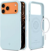 Apple ACS10338 Spigen silicone fit magfit iphone 17 pro tok, magsafe, mute blue, kék kép