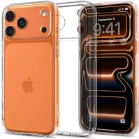 Apple ACS10342 Spigen ultra hybrid  iphone 17 pro tok, crystal clear, átlátszó kép