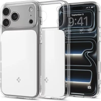 Apple ACS10344 Spigen ultra hybrid t magfit iphone 17 pro tok, magsafe, glossy white, fehér kép