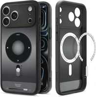 Apple ACS10356 Spigen ultra hybrid magfit iphone 17 pro tok, magsafe, classic black, fekete kép