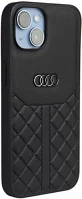 Apple AU-TPUPCIP14-Q8/D1-BK Audi genuine leather iphone 13 / 14 / 15 tok, fekete kép