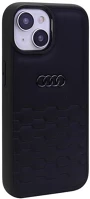 Apple AU-TPUPCIP15-GT/D2-BK Audi gt synthetic leather  iphone 13 / 14 /15 tok, fekete kép