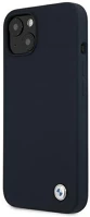 Apple BMHCP13SSILNA Bmw silicone signature  iphone 13 mini hátlap tok, kék kép