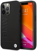 Apple BMHCP13XSLLBK Bmw signature logo imprint iphone 13 pro max hátlap tok, fekete kép