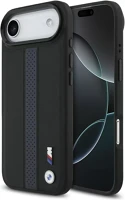 Apple BMHMP17M25PCPSKB Bmw m perforated stripe logo  iphone air (2025) magsafe hátlap tok, kék kép