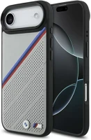 Apple BMHMP17M25PCSPEG Bmw m tricolor metal logo  iphone air (2025) magsafe hátlap tok, szürke kép