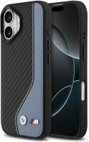 Apple BMHMP17S25PCCSCBK Bmw m carbon logo iphone 17 magsafe hátlap tok, kék kép