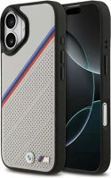 Apple BMHMP17S25PCSPEG Bmw m tricolor metal logo iphone 17 magsafe hátlap tok, szürke kép