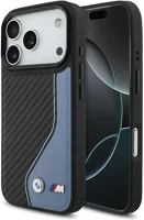 Apple BMHMP17X25PCCSCBK Bmw m carbon logo iphone 17 pro max magsafe hátlap tok, kék kép