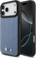 Apple BMHMP17X25PSECHB Bmw m quilted logo  iphone 17 pro max magsafe hátlap tok, kék kép