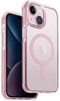 Apple COMAFMBPNK 15 iphone 15, szilikon keret + műanyag hátlap, közepesen ütésálló kép