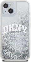 Apple DKHCP14SLBNAET Dkny liquid glitter arch logo iphone 14 hátlap tok, átlátszó kép