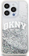 Apple DKHCP14XLBNAET Dkny liquid glitter arch logo iphone 14 pro max hátlap tok, átlátszó kép