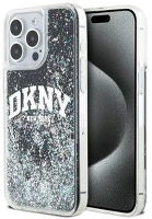 Apple DKHCP15XLBNAEK Dkny liquid glitter arch logo iphone 15 pro max hátlap tok, fekete kép