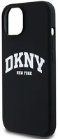 Apple DKHMN61SNYACH Dkny liquid silicone arch logo iphone 11 magsafe hátlap tok, fekete kép