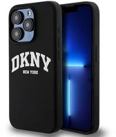 Apple DKHMP14LSNYACH Dkny liquid silicone arch logo iphone 14 pro magsafe hátlap tok, fekete kép