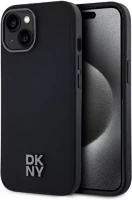 Apple DKHMP14SPSMCSLK Dkny pu leather stack logo iphone 14 magsafe tok, fekete kép