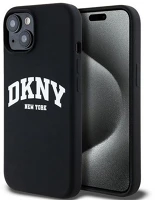 Apple DKHMP15SSNYACH Dkny liquid silicone arch logo iphone 15 magsafe hátlap tok, fekete kép