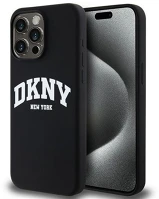 Apple DKHMP15XSNYACH Dkny liquid silicone arch logo iphone 15 pro max magsafe hátlap tok, fekete kép