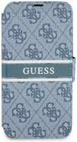 Apple GUBKP13S4GDBL Guess pu 4g printed stripe  iphone 13 mini flip tok, kék kép