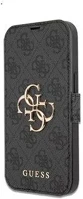Apple GUBKP13X4GMGGR Guess pu 4g metal logo  iphone 13 pro max flip tok, szürke kép