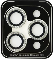Apple GUCL163SGGD Guess fixed glliter iphone 16 pro/16 pro max kameravédő fólia kövekkel kép
