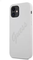 Apple GUHCP12SLSVSCR Guess silicone vintage  iphone 12 mini hátlap tok, fehér kép